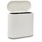 2.6 Gallon Small Bathroom Trash Can with Lid, Narrow for Kitchen, Office, Bedroom (White, 10L)